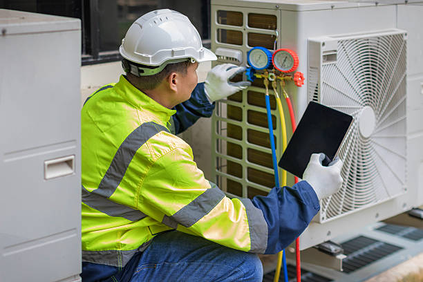 Professional Hvac technician working in Eagle Lake, WI